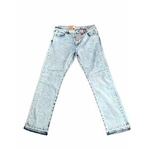Armor Jeans Men's Blue Light Wash Straight Leg Regular Fit Denim Jeans 5-Pocket